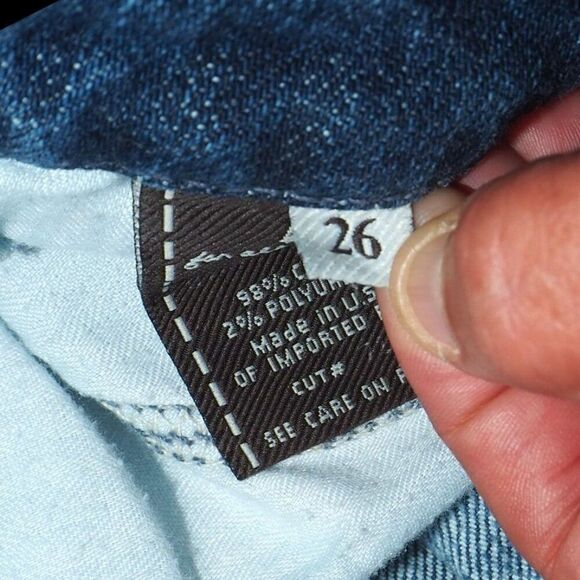 7 For All Mankind Paint Splatter Medium Wash Bootcut Jeans Women's 26 - Picture 4 of 13